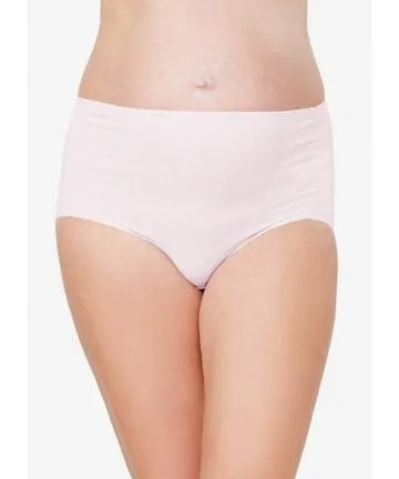 180863D Mamaway Anti-Bacterial High-Rise Briefs 2pk - Pink