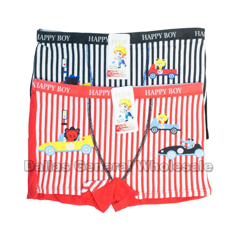 5PC Boys Car Briefs C326 Wholesale