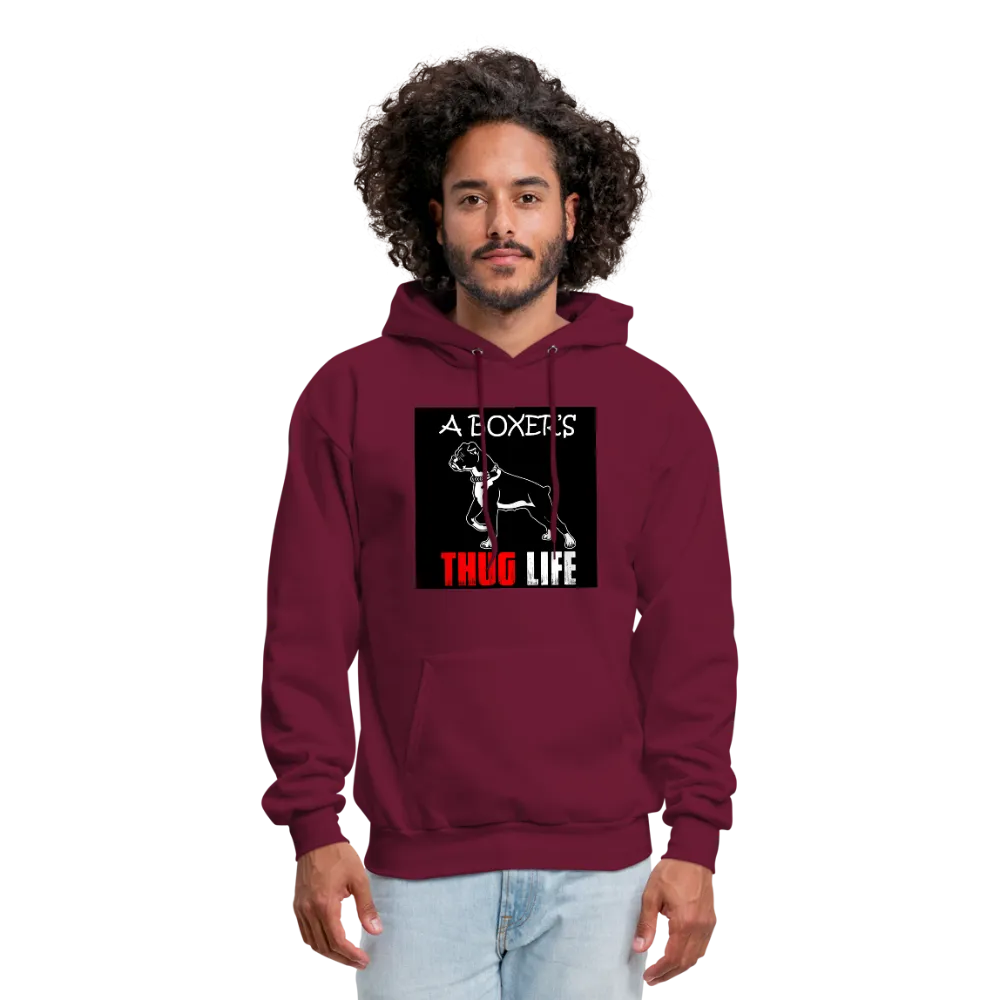 A Boxer's Thug Life Men's Hoodie