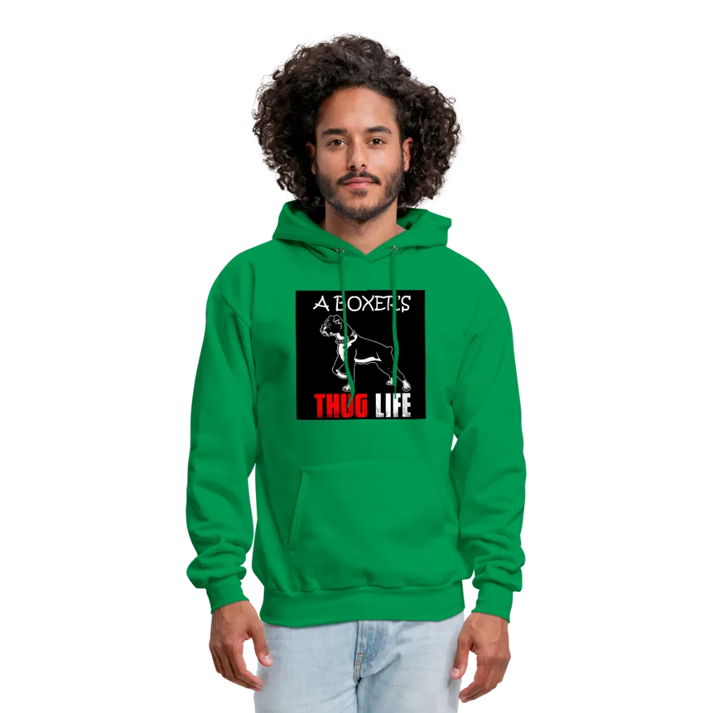 A Boxer's Thug Life Men's Hoodie