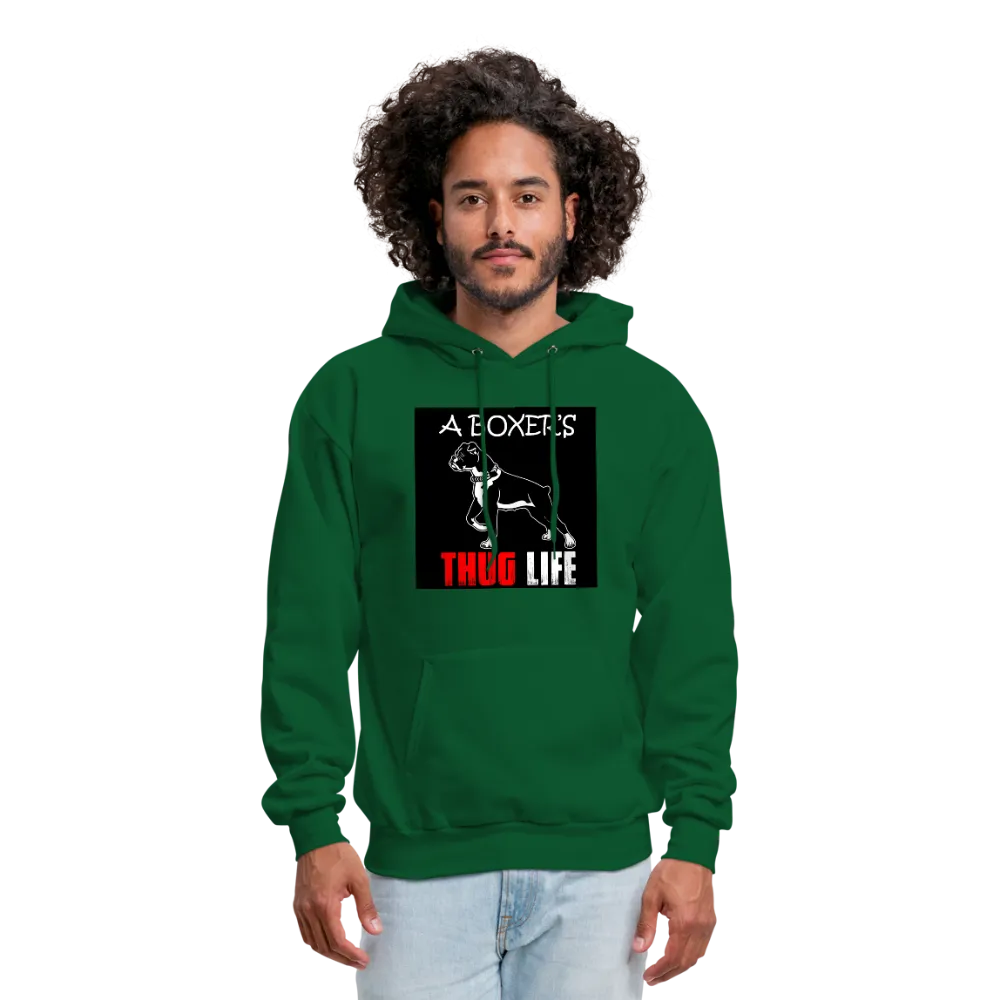 A Boxer's Thug Life Men's Hoodie