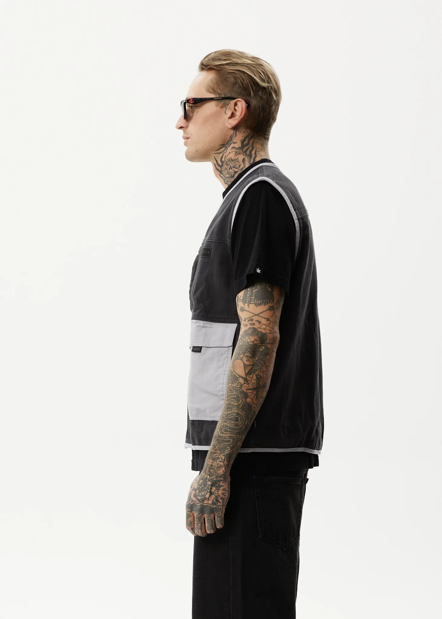 AFENDS Unisex Foreword - Unisex Convertible Jacket - Charcoal