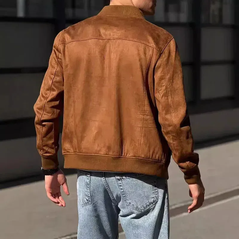 ALTITUDE SUEDE BOMBER JACKET