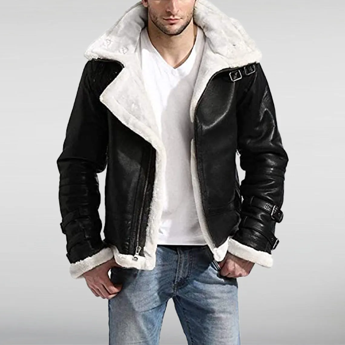 B3 Aviator Black Jacket