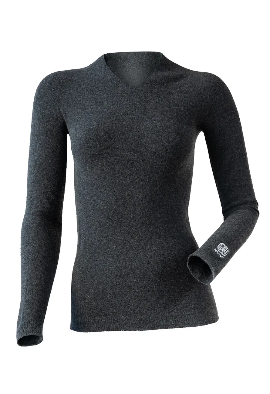 Base Layer V Neck Long Sleeve