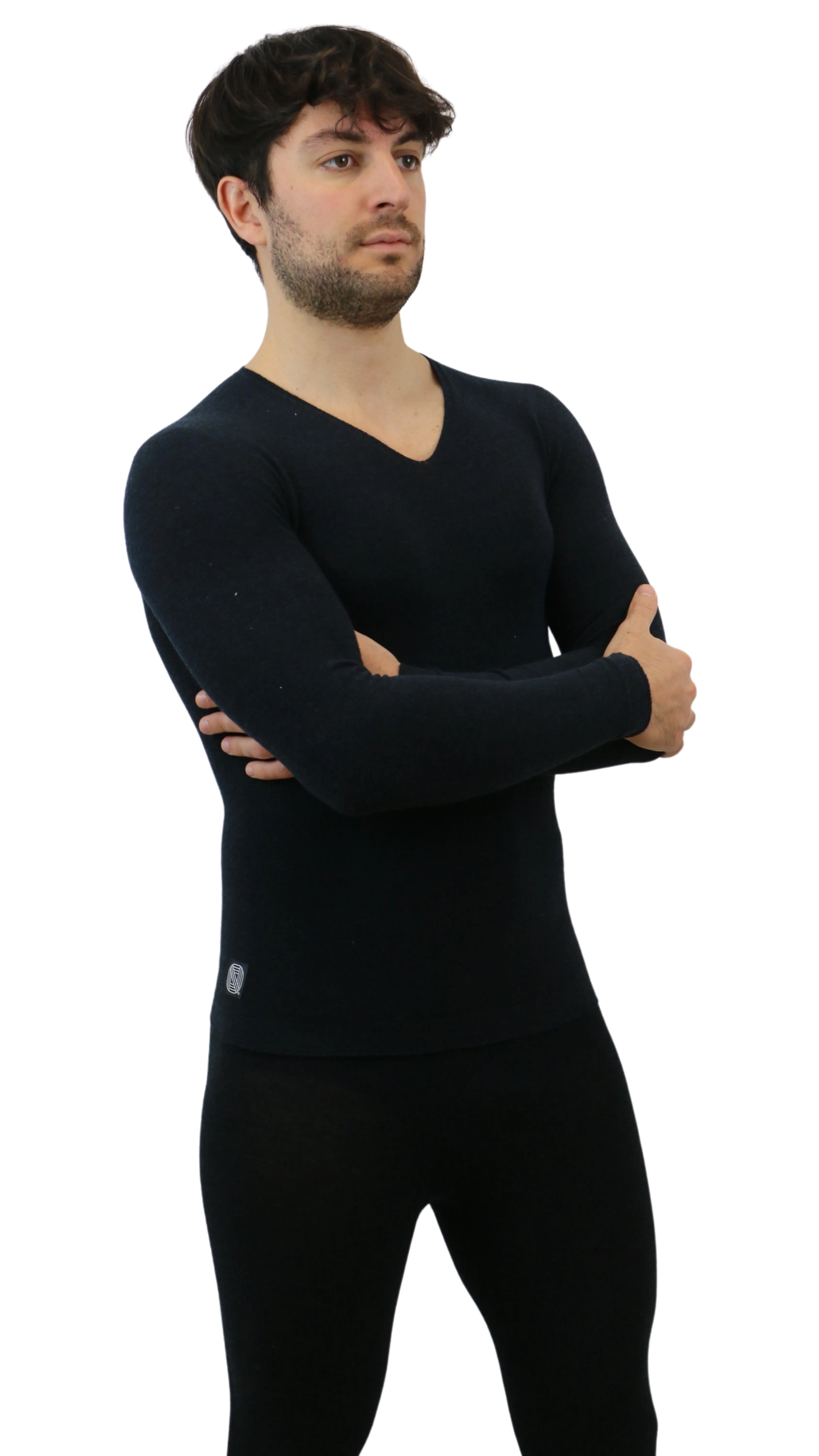 Base Layer V Neck Long Sleeve