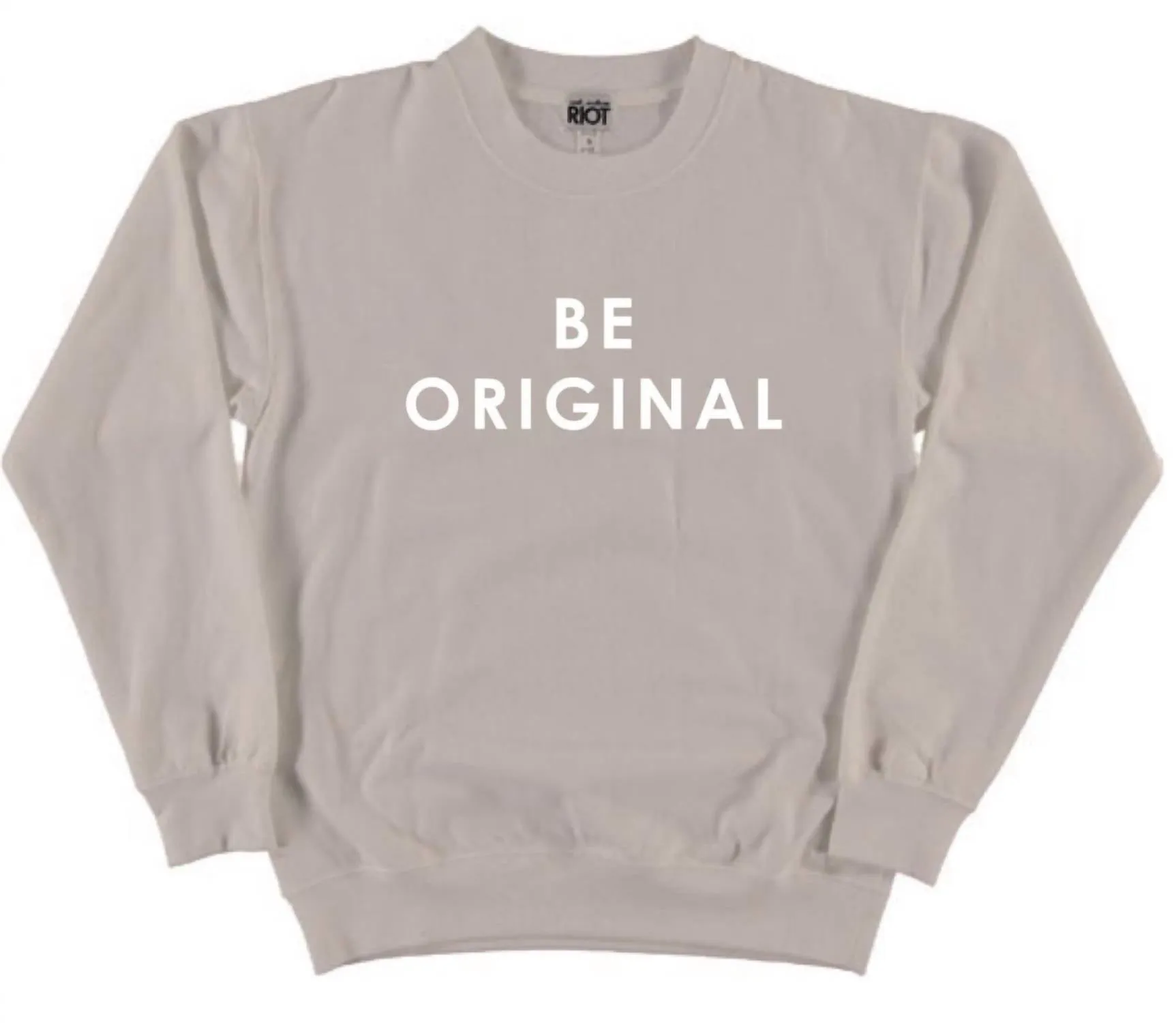 Be Original Sweatshirt in Grey