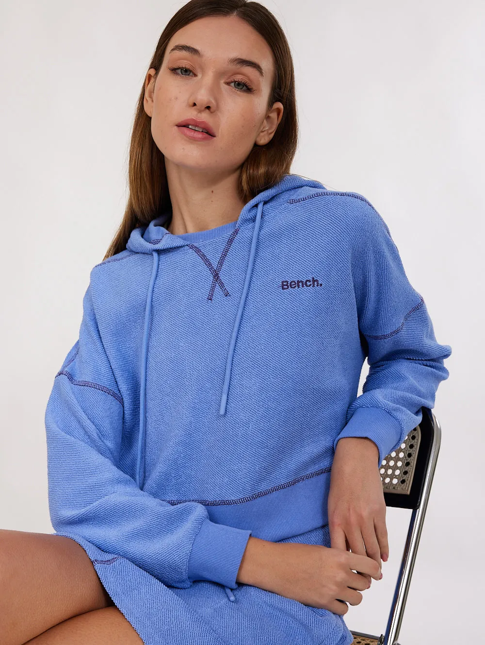 Beech French Terry Pullover Crop Hoodie