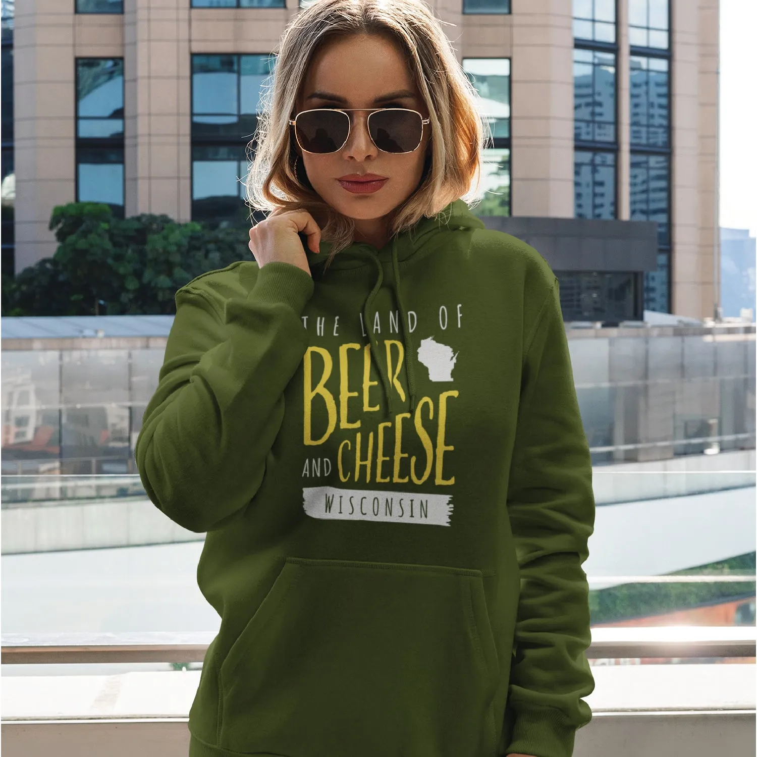 Beer & Cheese Wisconsin Midweight Hoodie