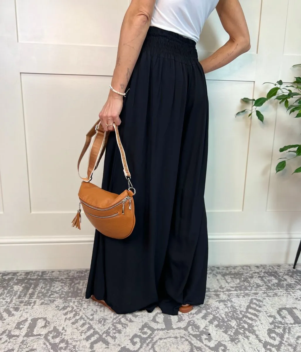 Black Culotte Trousers