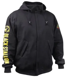 Black Stallion TruGuard 200 FR Cotton Hooded Sweatshirt JF1331-BK