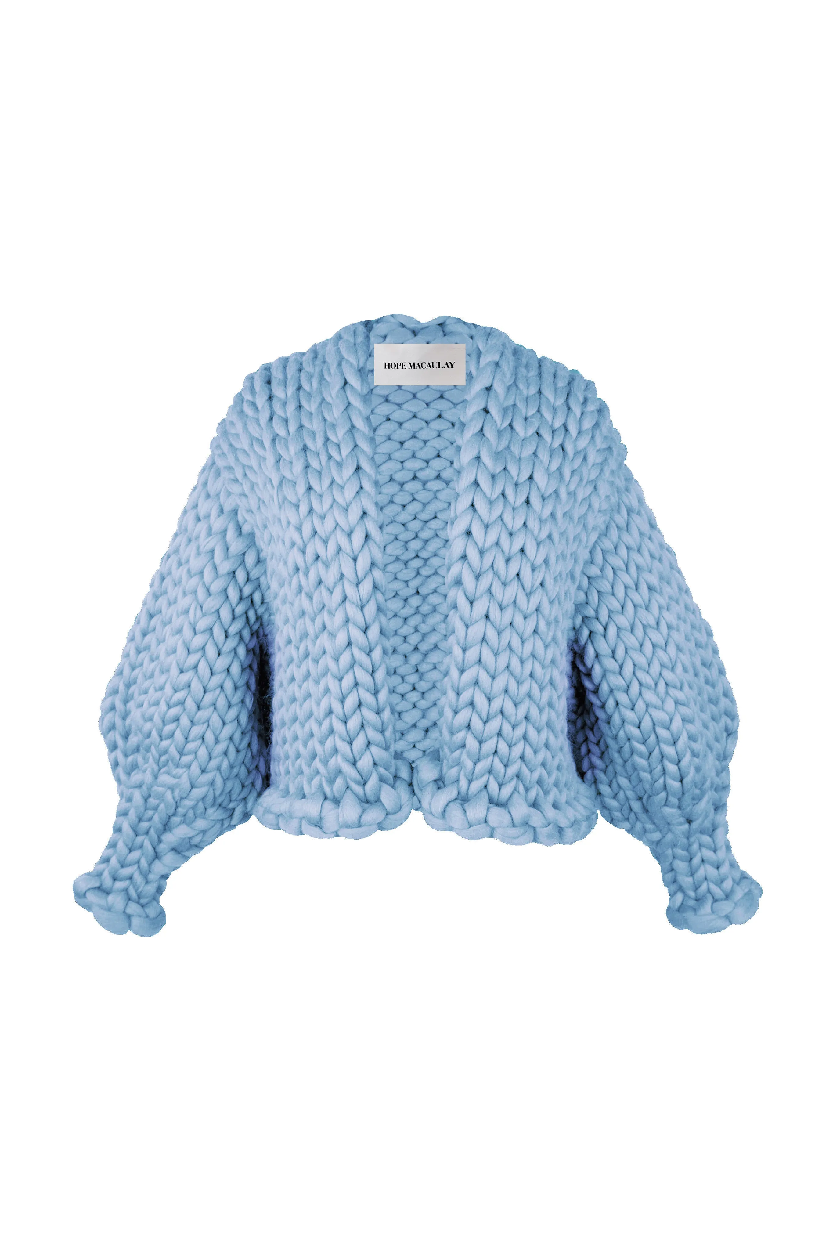 Blue Colossal Knit Cardigan