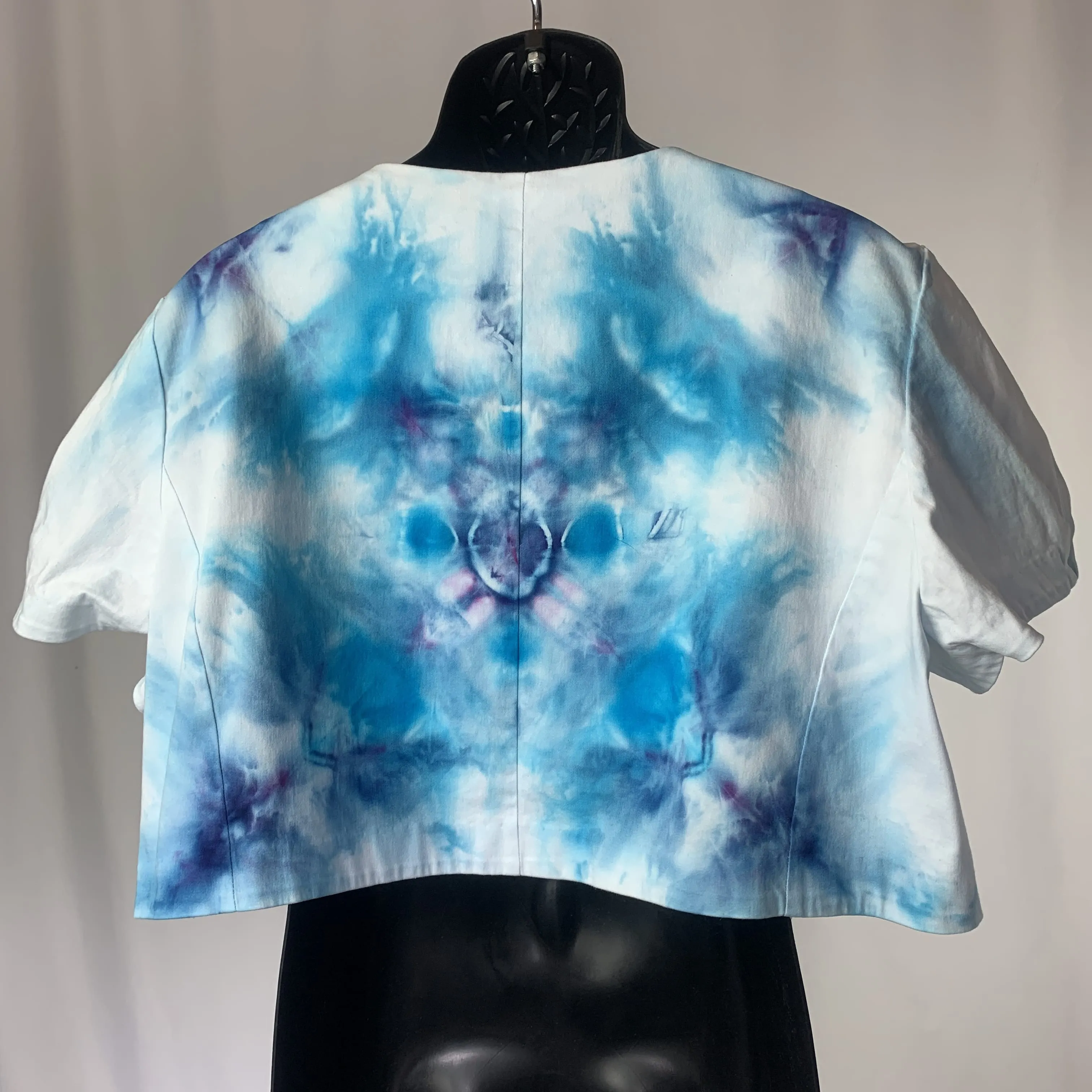 Blue Fractal Mandala | Jacket | Size XXXL