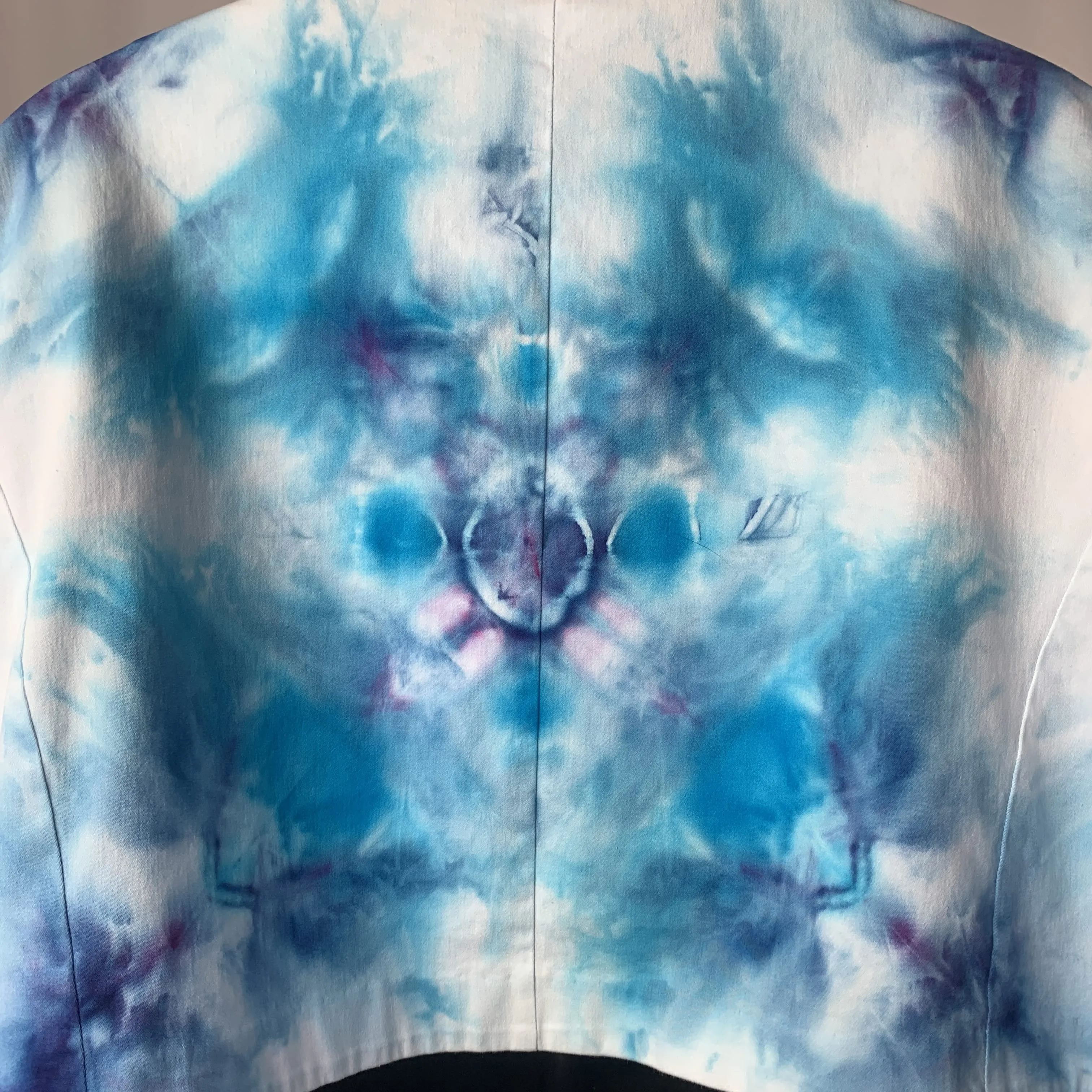 Blue Fractal Mandala | Jacket | Size XXXL