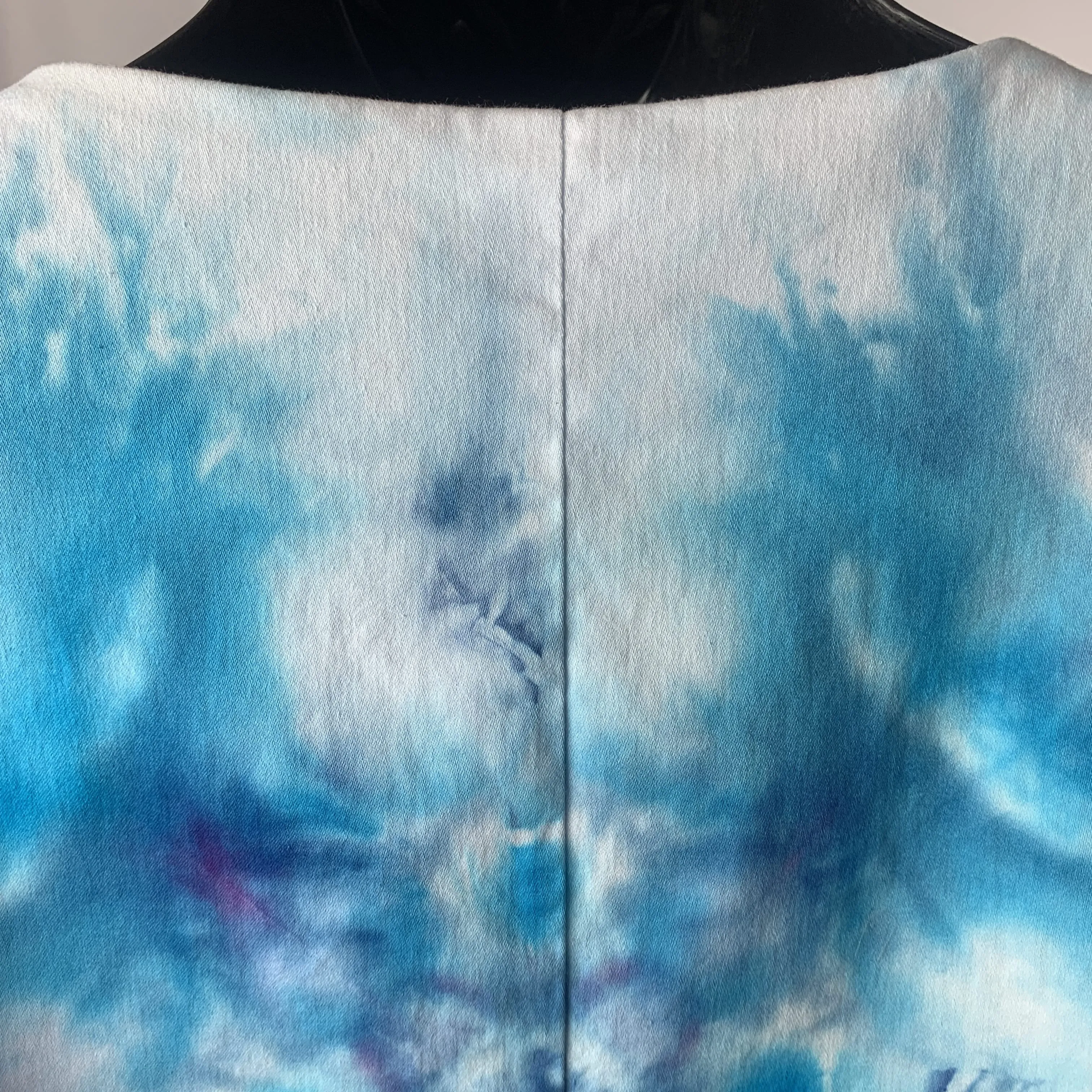 Blue Fractal Mandala | Jacket | Size XXXL