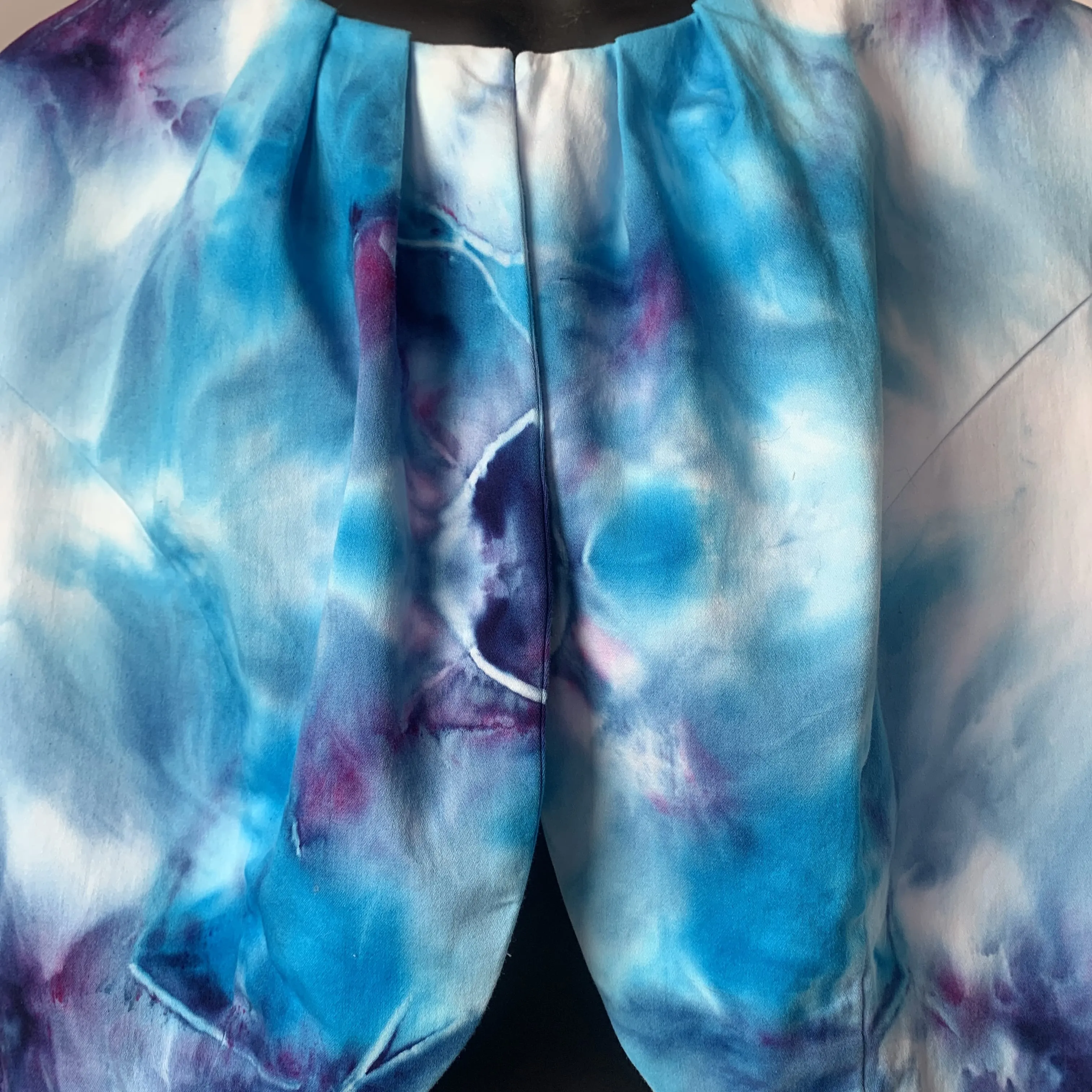 Blue Fractal Mandala | Jacket | Size XXXL