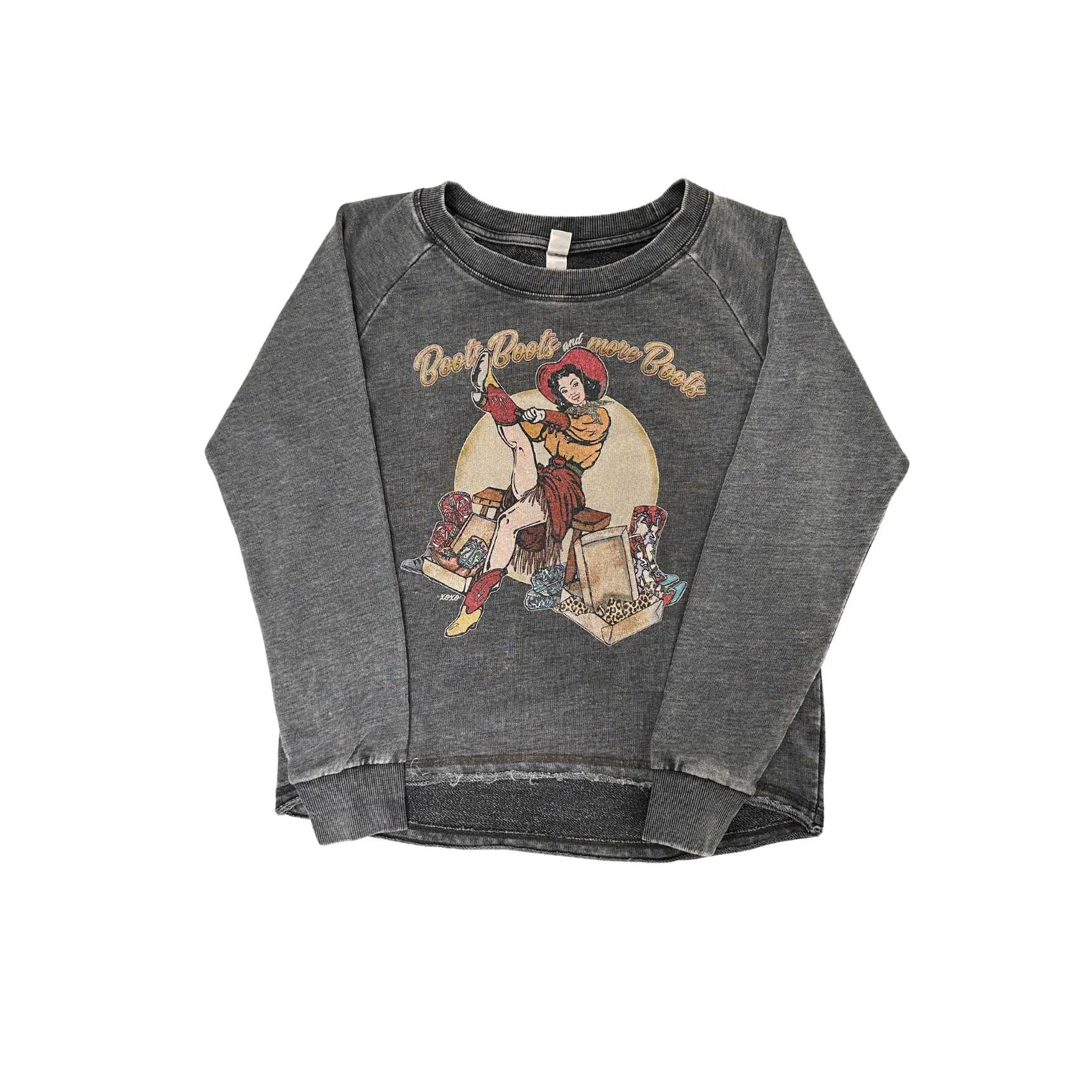 Boots Crew Sweatshirt for Western Style