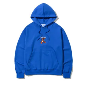 BSRBT SUNDAY RABBIT EMBROIDERY HOODIE BLUE