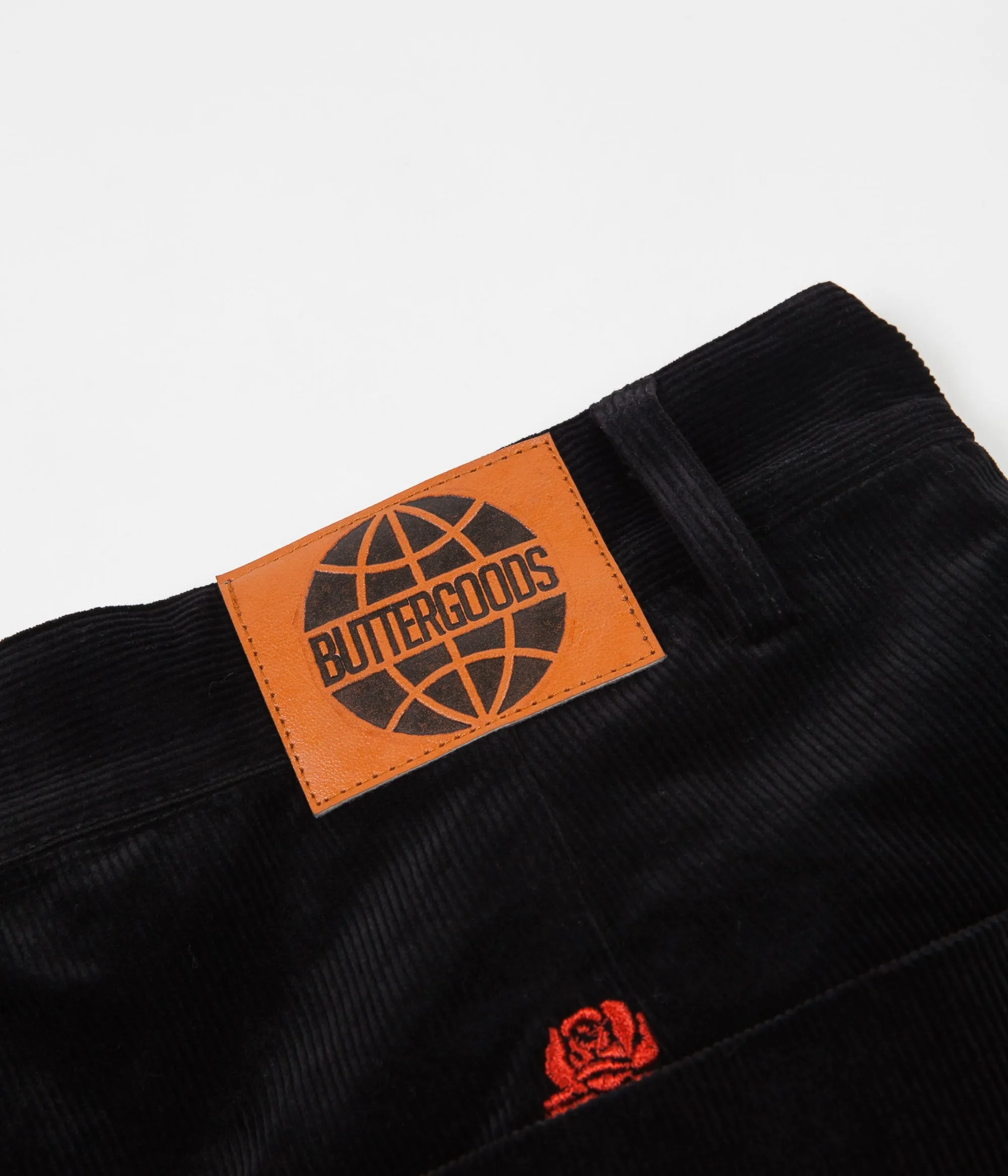 Butter Goods Rose Corduroy Trousers - Black