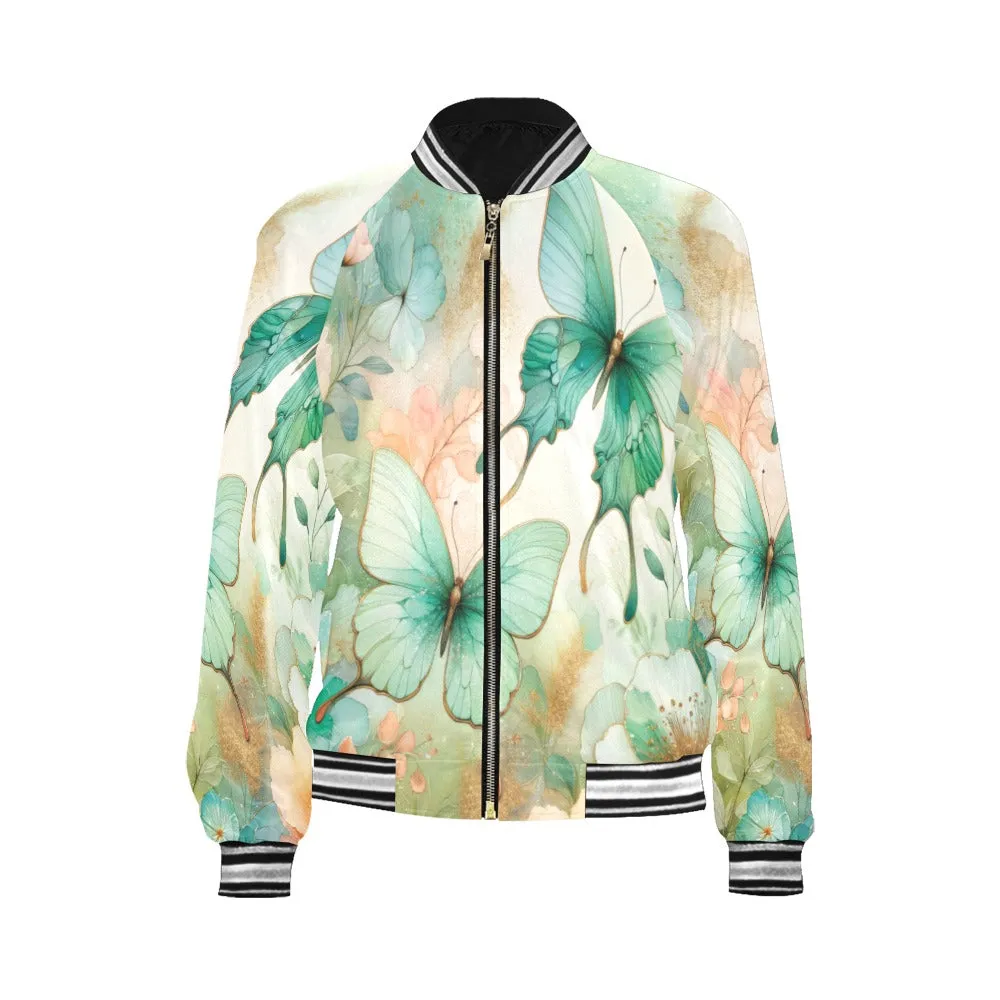 Butterflies awd716 Bomber Jacket for Women