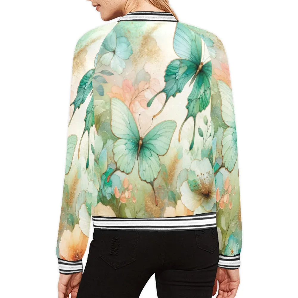 Butterflies awd716 Bomber Jacket for Women