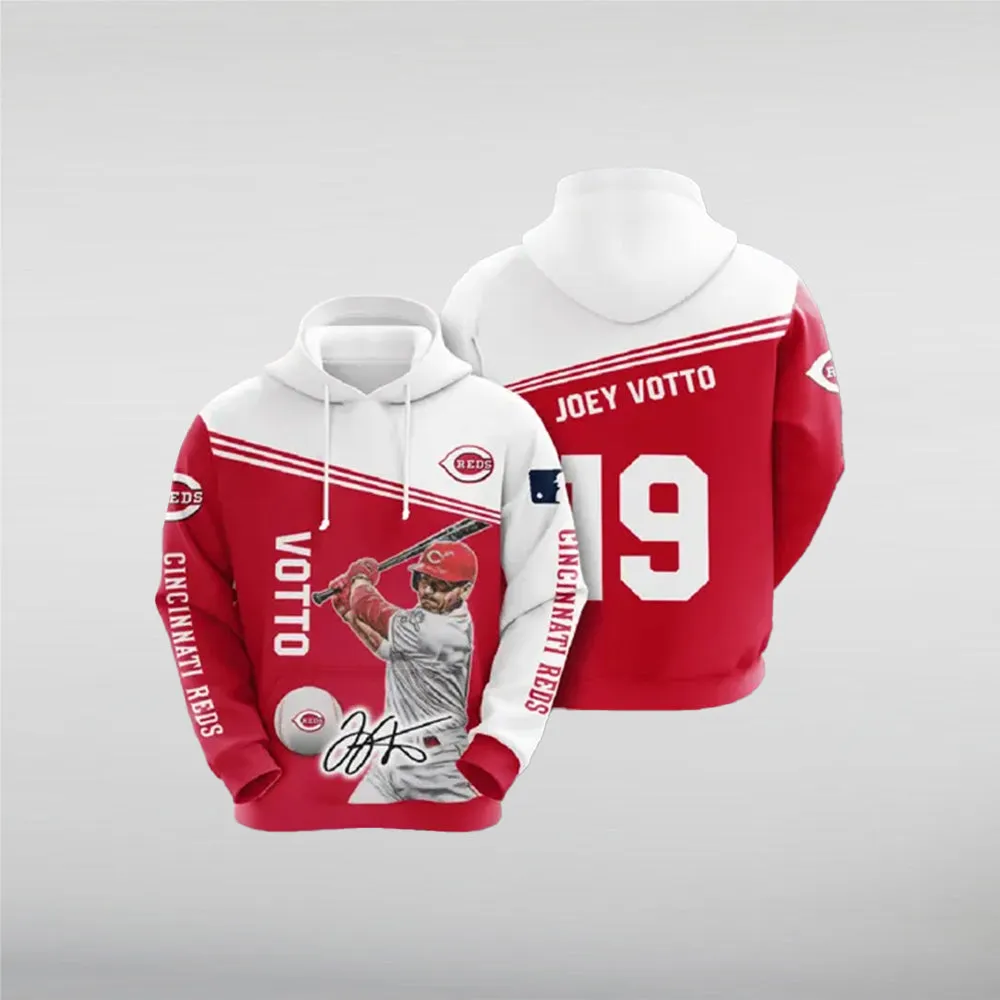 Cincinnati MLB 3D Reds Pullover Hoodie