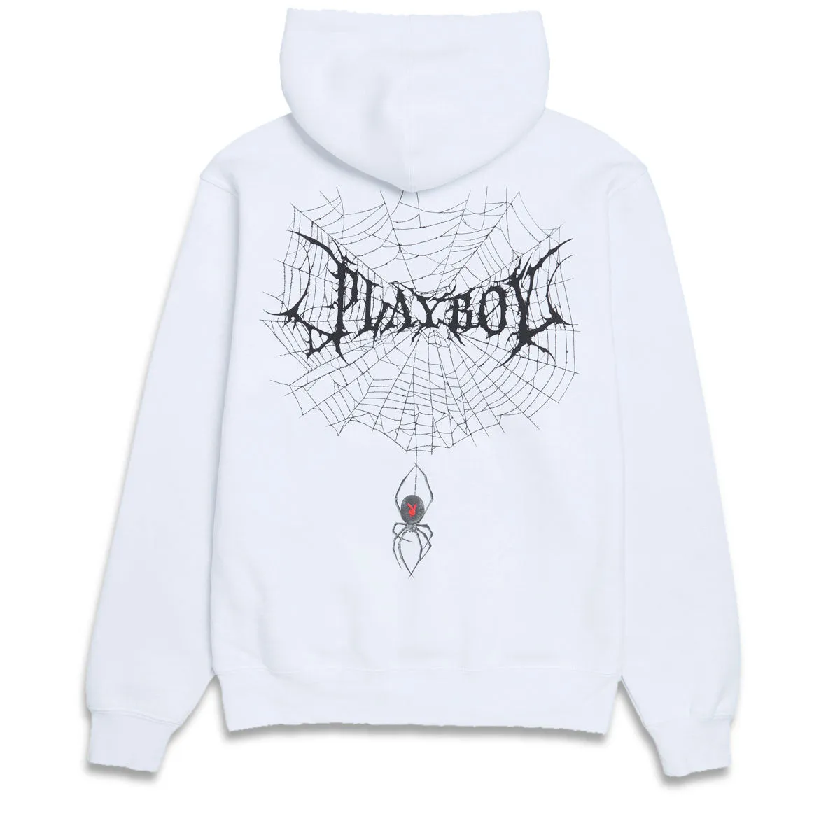 Color Bars x Playboy Black Widow Hoodie - White