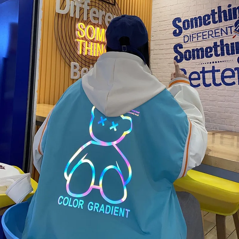 Color Gradient Bear Jacket