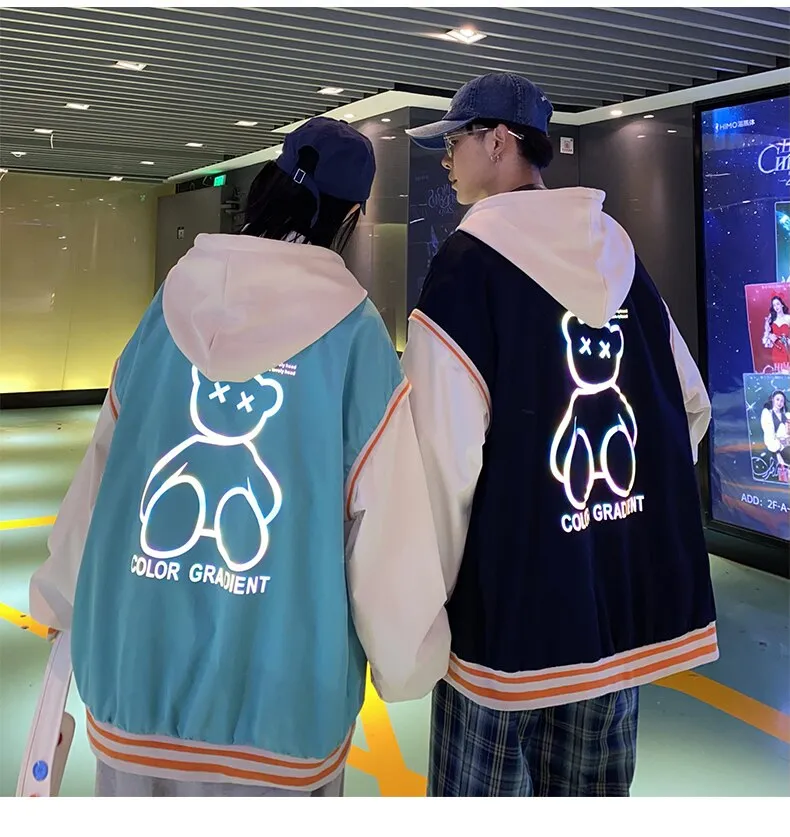 Color Gradient Bear Jacket