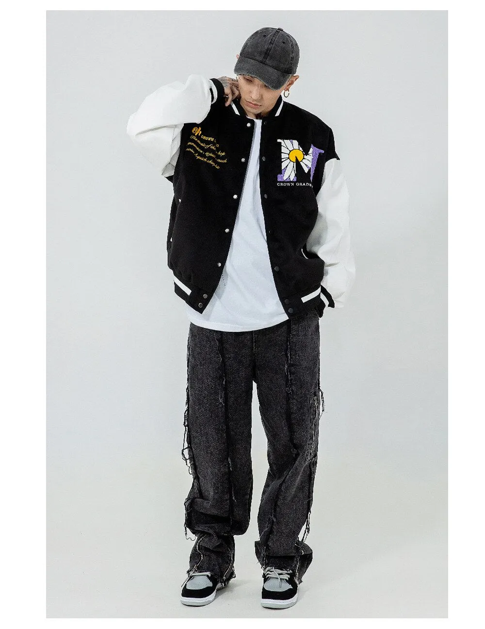 Daisy Blossom Varsity Jacket