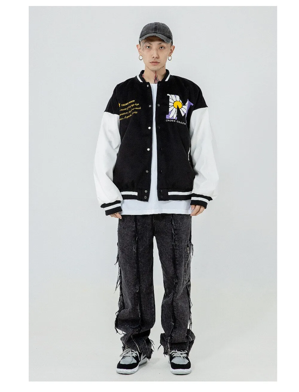 Daisy Blossom Varsity Jacket