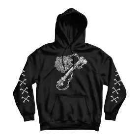 Dylan Garrett Smith "Flail" Black Hooded Sweatshirt