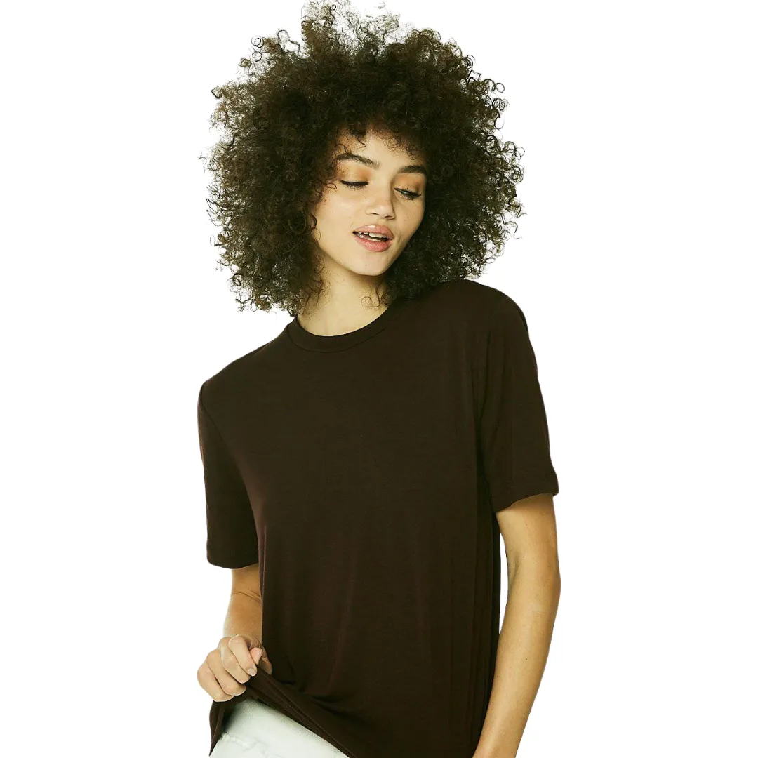 Eco Modal Tee Shirt - Chocolate