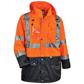 Ergodyne 25467 GloWear 8386 Type R Class 3 Outer Shell Jacket, 3XL, HV Orange