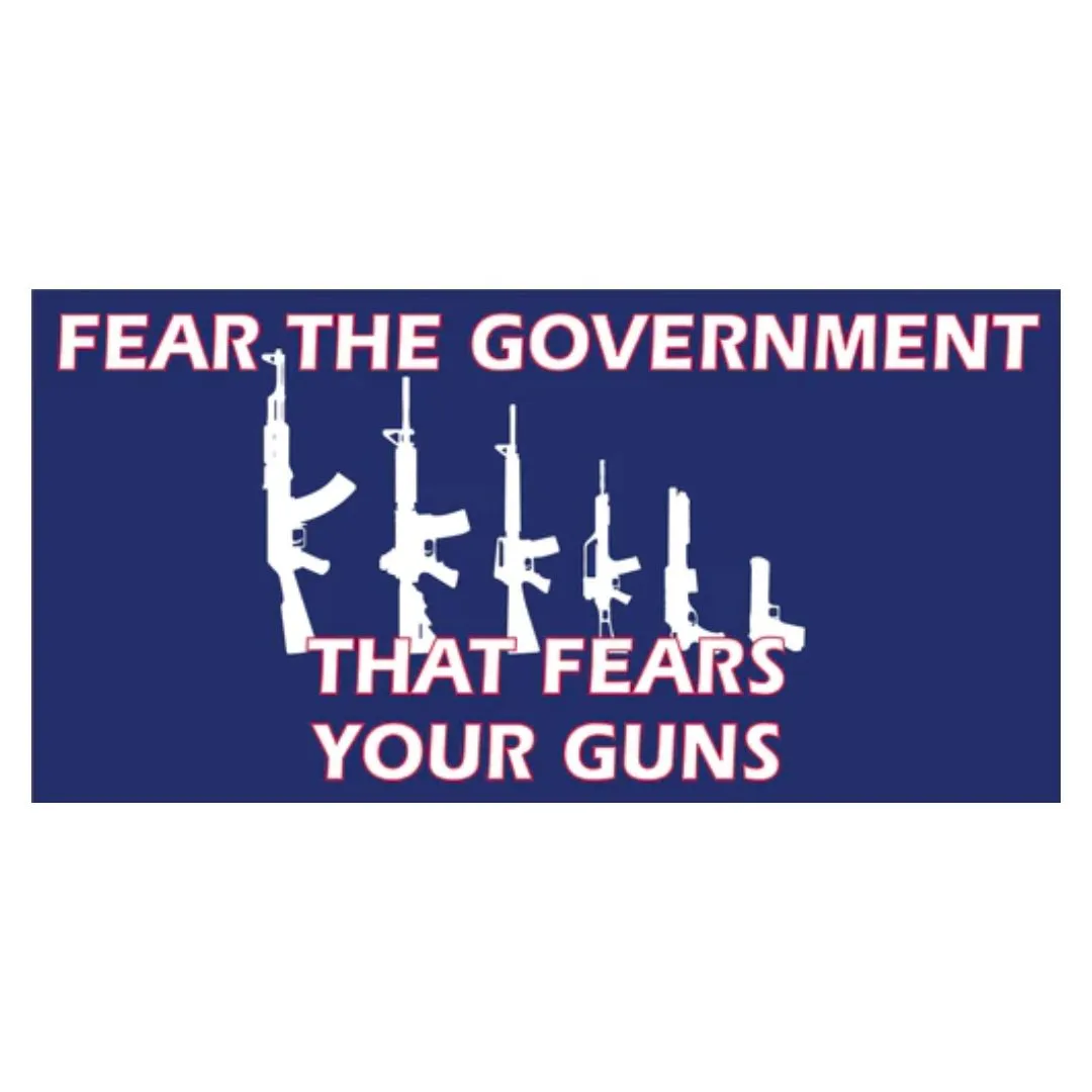 Fear the Government Bumper Sticker