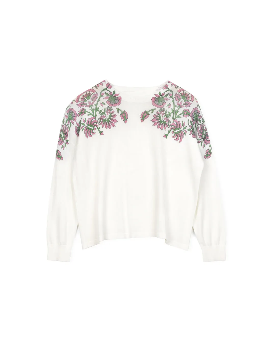 Floral Print Sweater