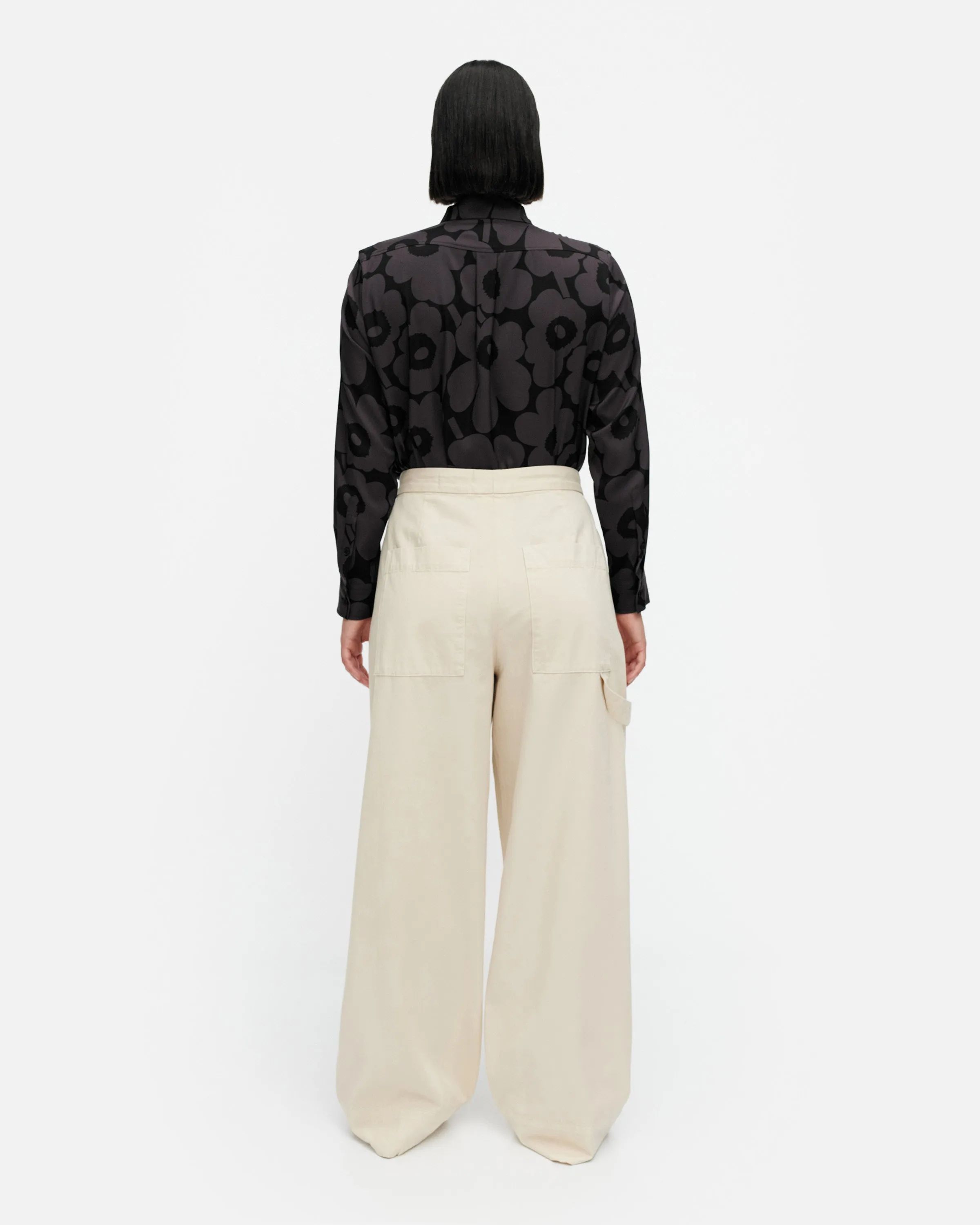 Funktio Solid Cotton Trousers