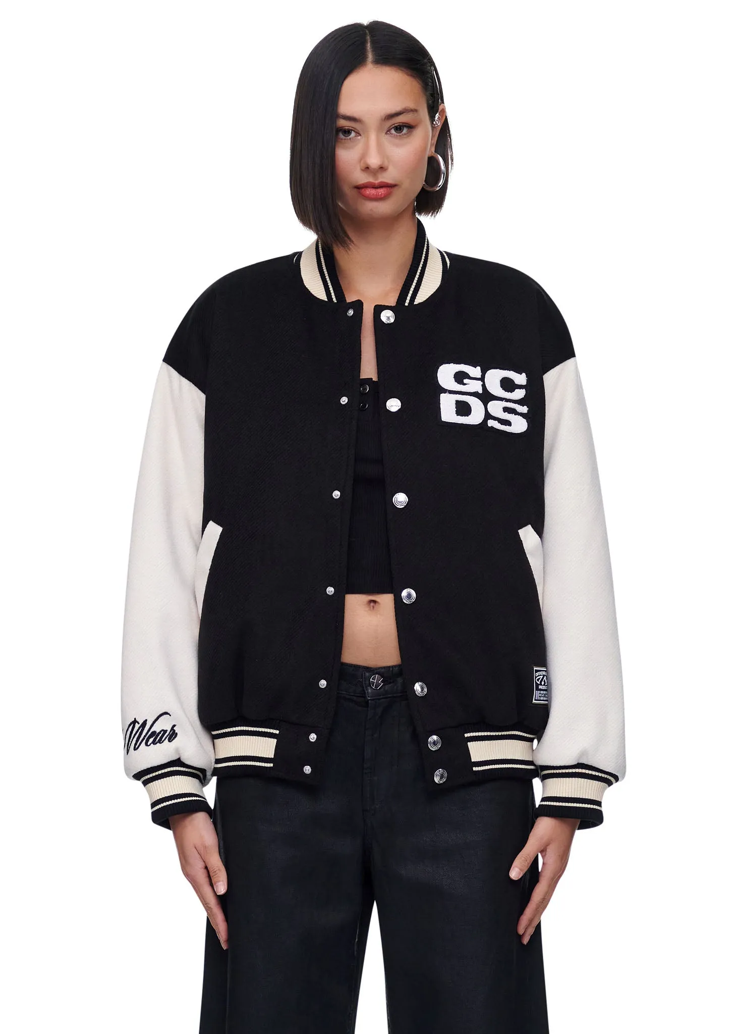 GCDS Wear Wirdo Varsity Bomber Jacket