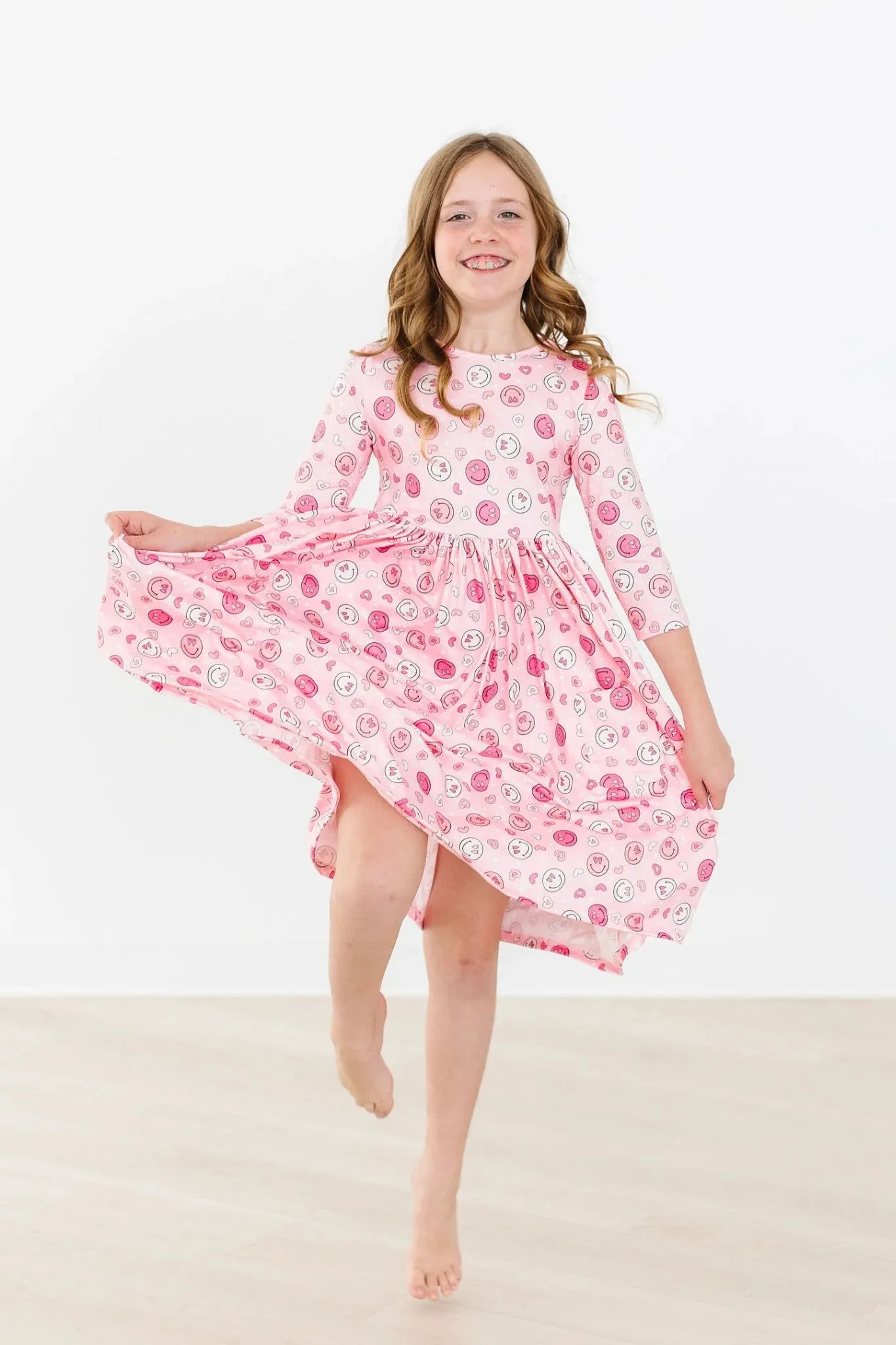 Girls You Make You Happy Twirl Dress