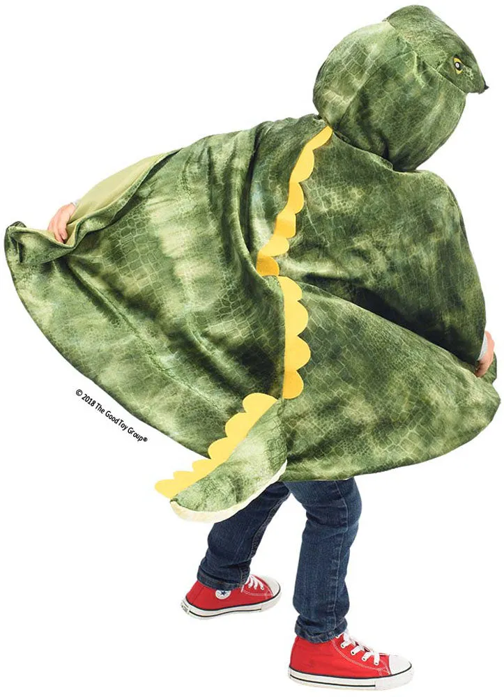 Green T-Rex Hooded Cape