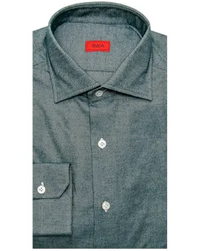 Green Twill Sport Shirt