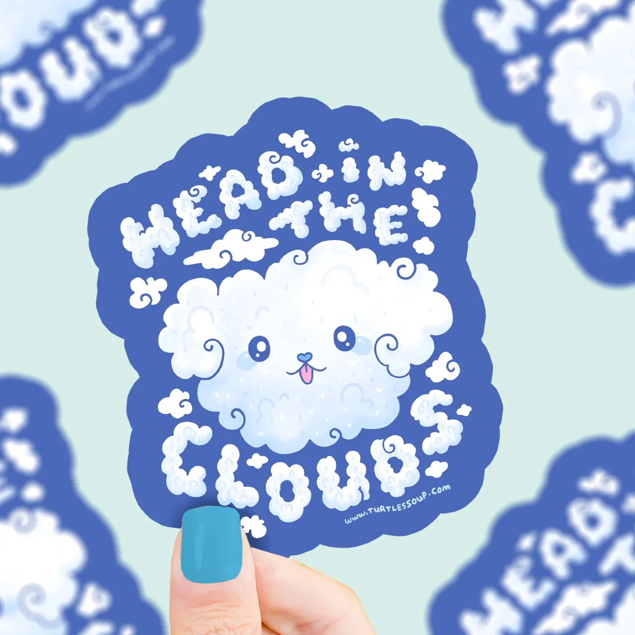 Head In The Clouds Daydreaming Sticker