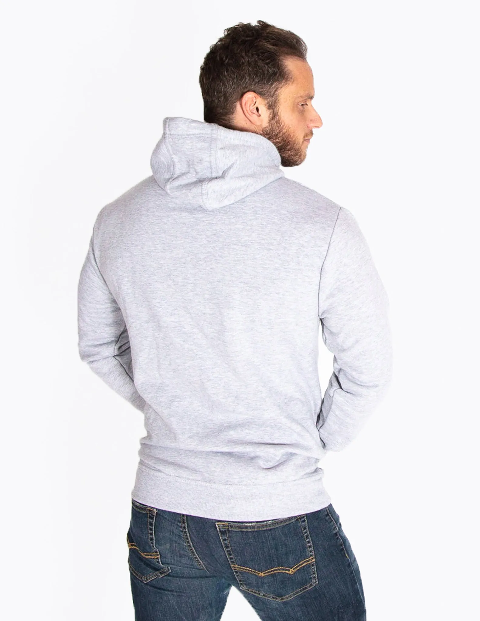 HEAVYWEIGHT PULLOVER HOODIE - HEATHER GREY