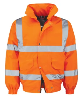 Hi Vis Orange Bomber Jacket - BALAN