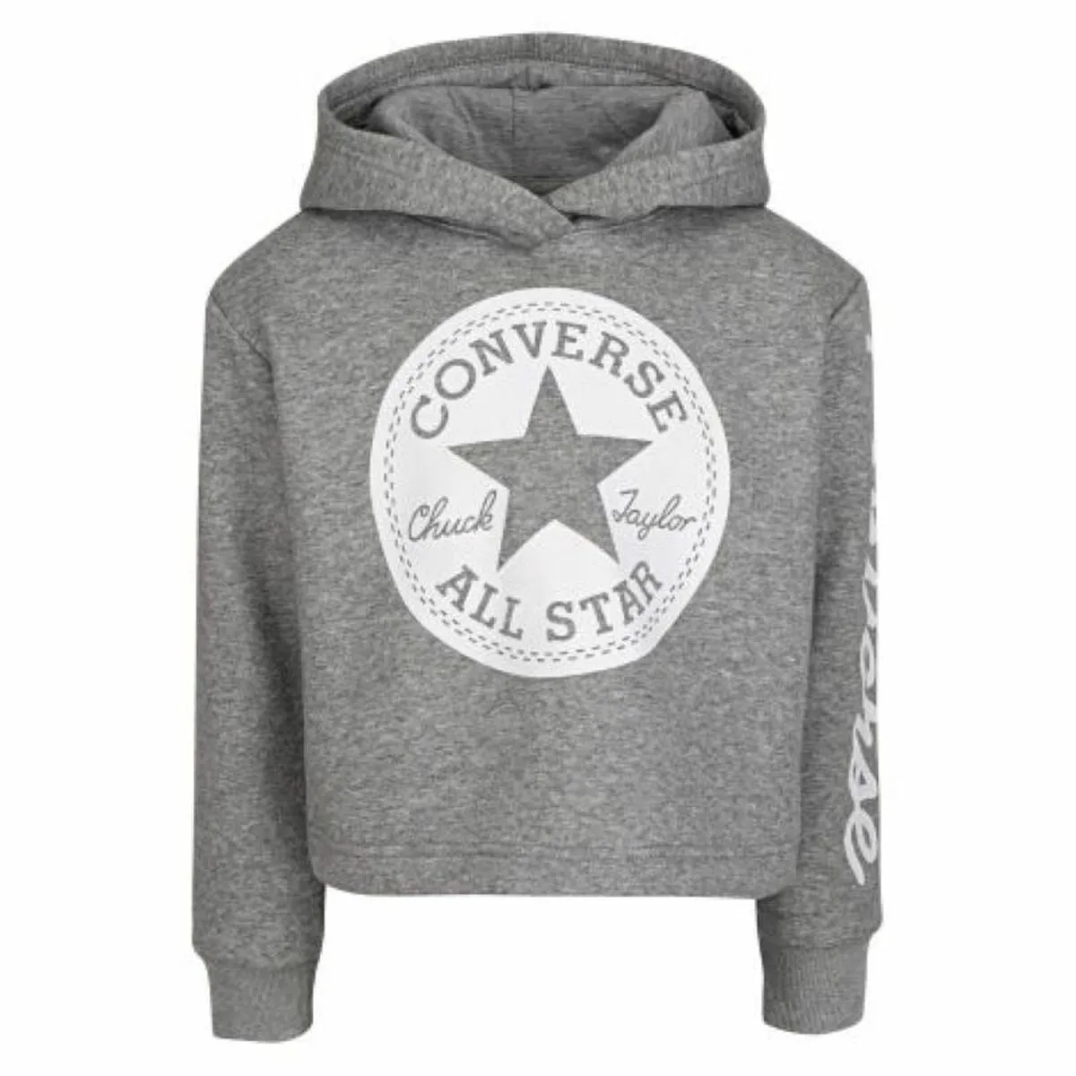 Hooded Sweatshirt for Girls Converse 469889 042 Grey