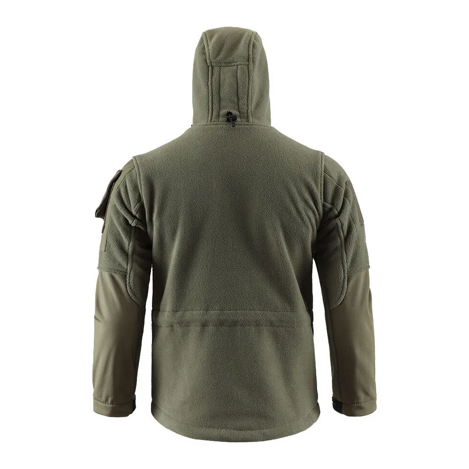 Hooded Tactical Fleece Jacket