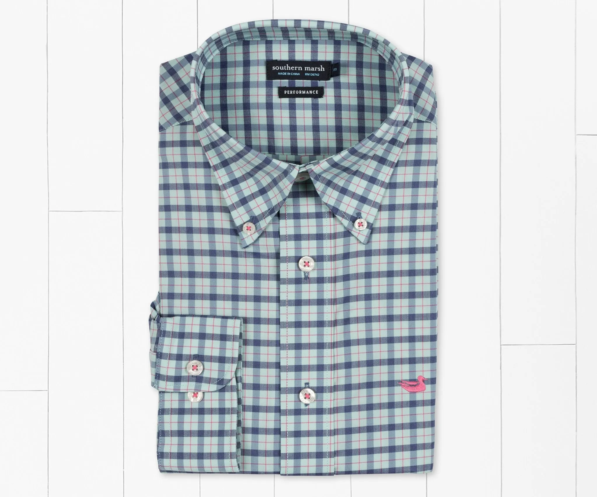 Idlewild Performance Gingham Dress Shirt