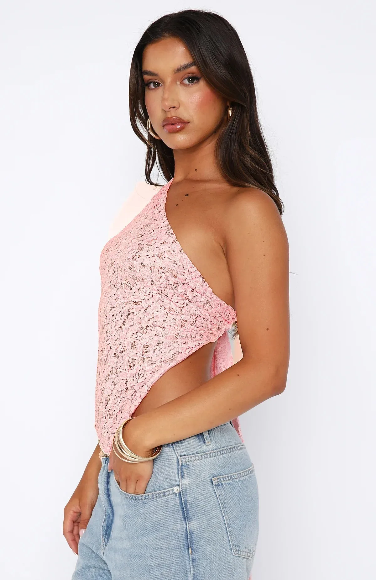 India - Lace Tie-Up Top