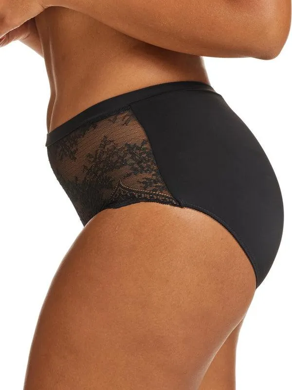 Kayser Recycled Microfibre & Recycled Lace Full Brief - Black