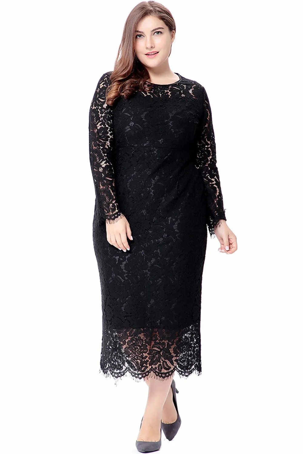 Ketty More Women Plus Size Elegant Style Party Dress-KMWD124